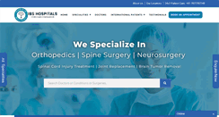 Desktop Screenshot of ibshospitals.com