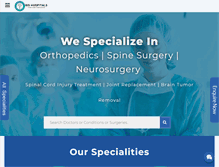 Tablet Screenshot of ibshospitals.com